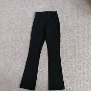lululemon black mini flare leggings